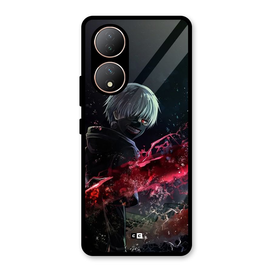 Amazing Ken Kaneki Glass Back Case for Vivo Y100A