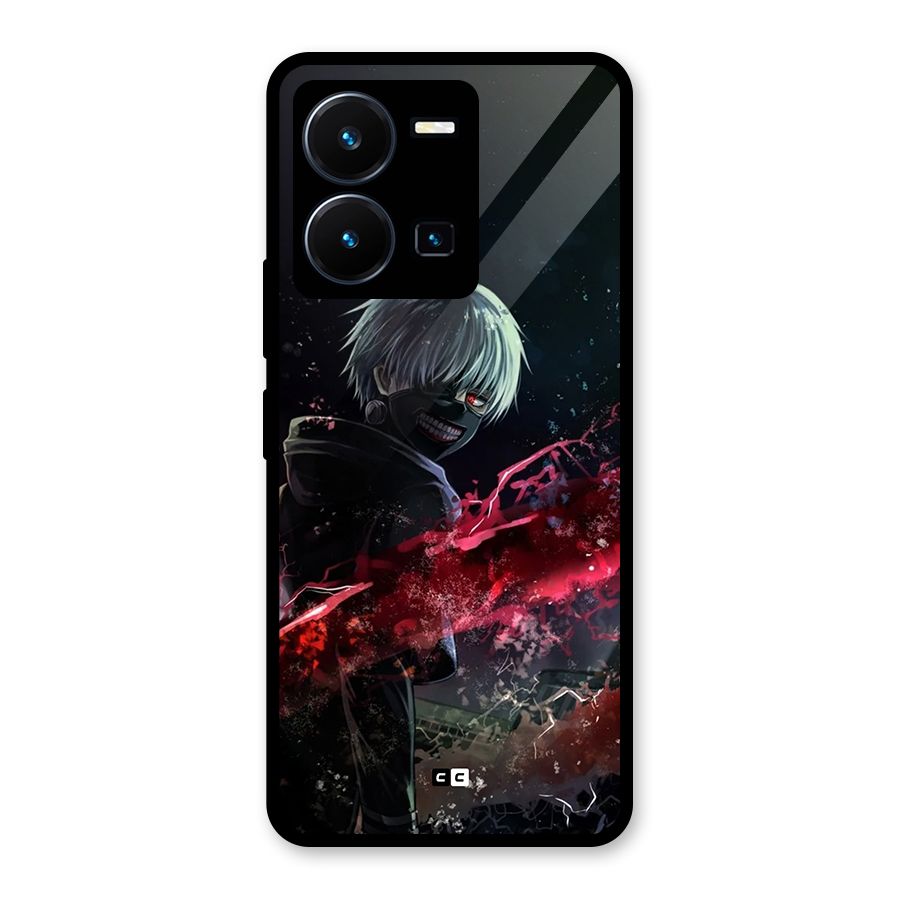 Amazing Ken Kaneki Glass Back Case for Vivo Y35
