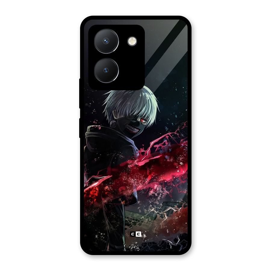 Amazing Ken Kaneki Glass Back Case for Vivo Y36