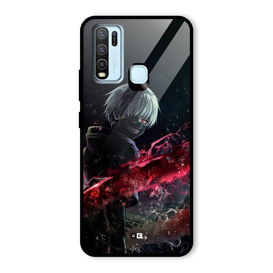Amazing Ken Kaneki Glass Back Case for Vivo Y50