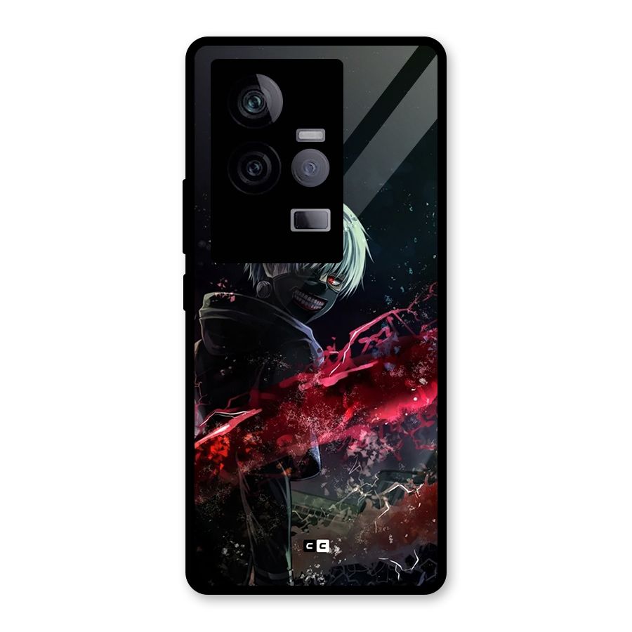 Amazing Ken Kaneki Glass Back Case for Vivo iQOO 11 5G