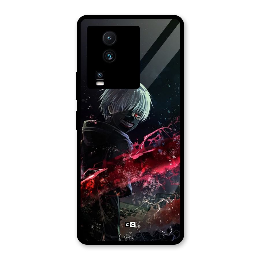 Amazing Ken Kaneki Glass Back Case for Vivo iQOO Neo 7