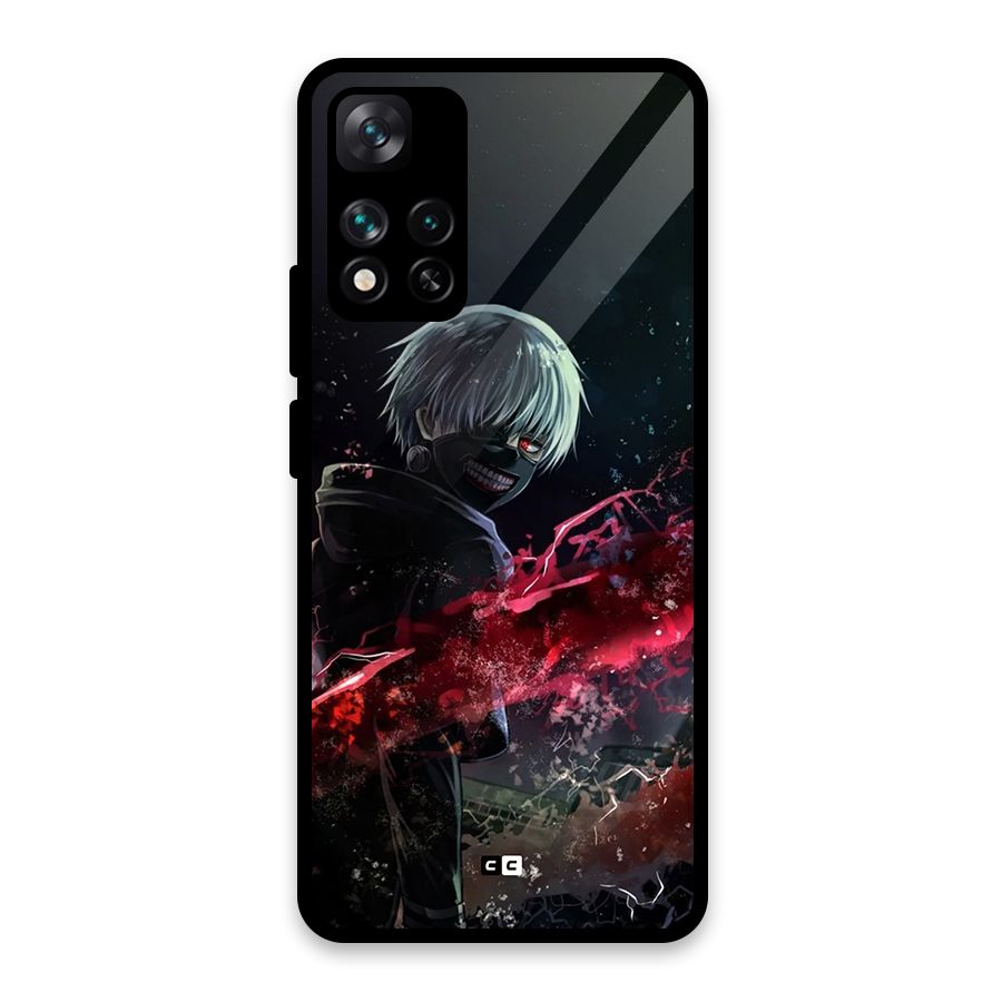Amazing Ken Kaneki Glass Back Case for Xiaomi 11i HyperCharge 5G