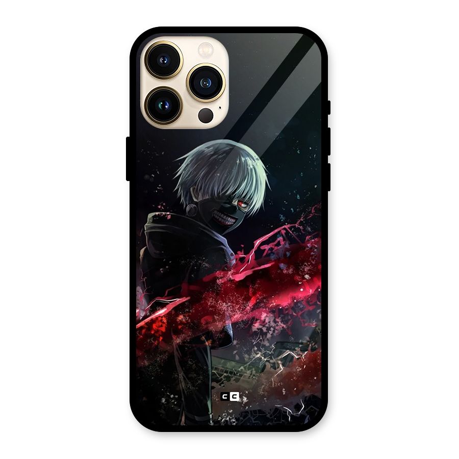 Amazing Ken Kaneki Glass Back Case for iPhone 13 Pro Max