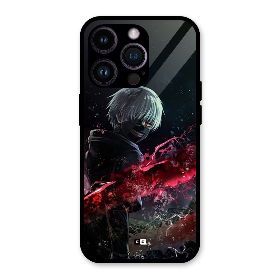 Amazing Ken Kaneki Glass Back Case for iPhone 14 Pro