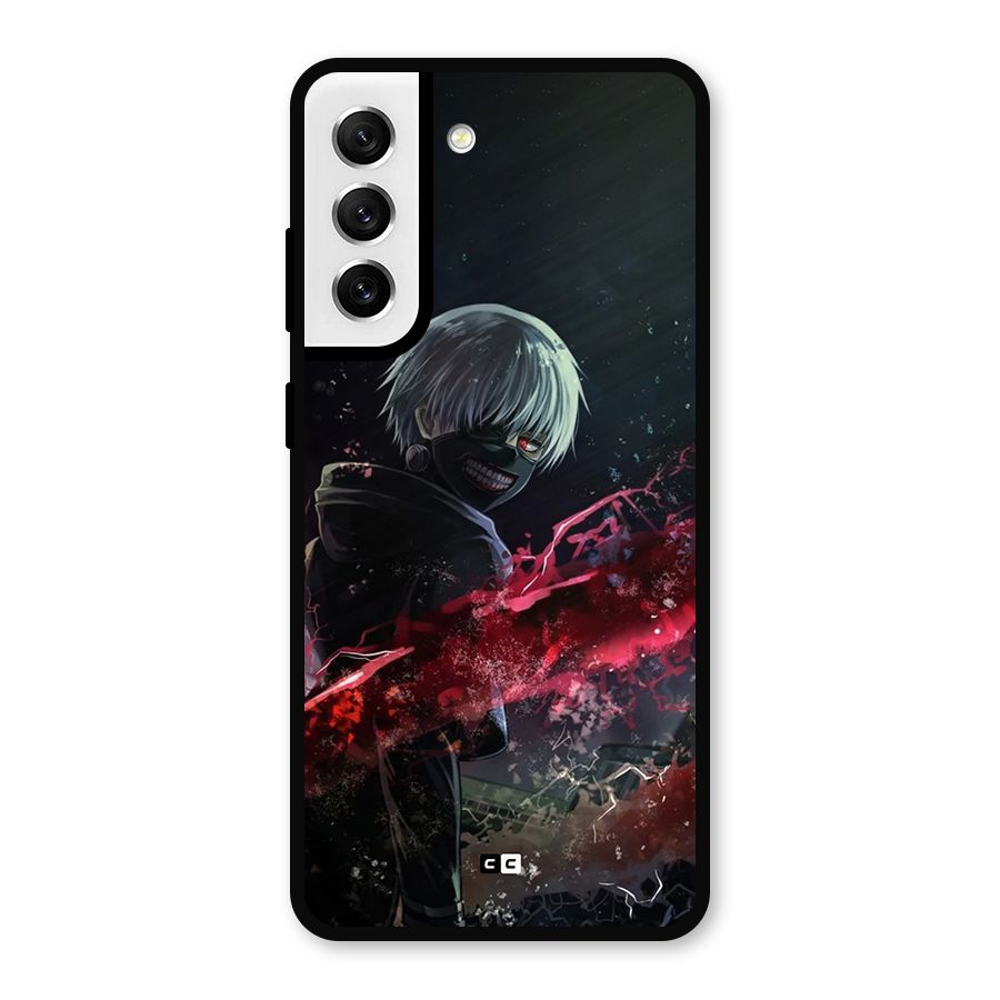 Amazing Ken Kaneki Metal Back Case for Galaxy S21 FE 5G