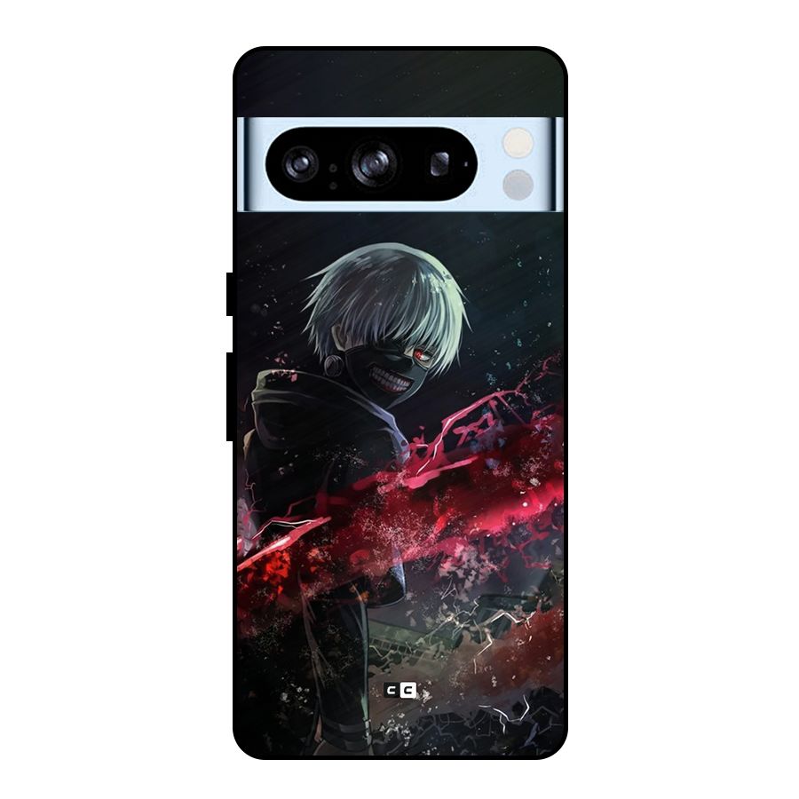 Amazing Ken Kaneki Metal Back Case for Google Pixel 8 Pro