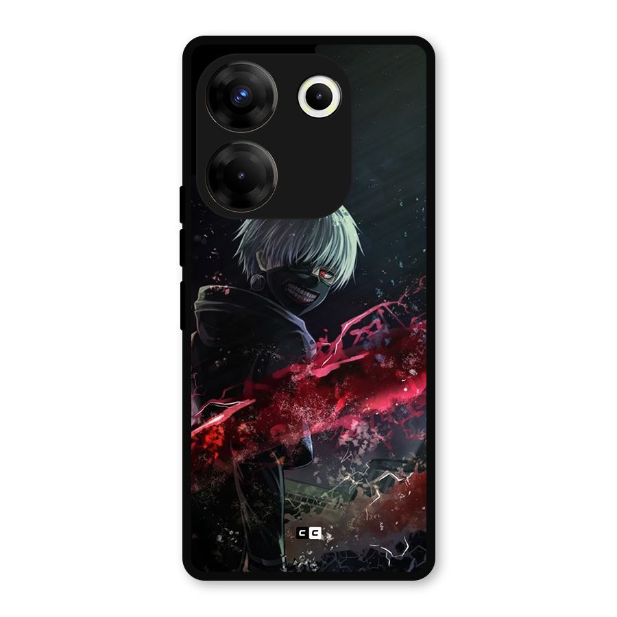Amazing Ken Kaneki Metal Back Case for Tecno Camon 20 Pro