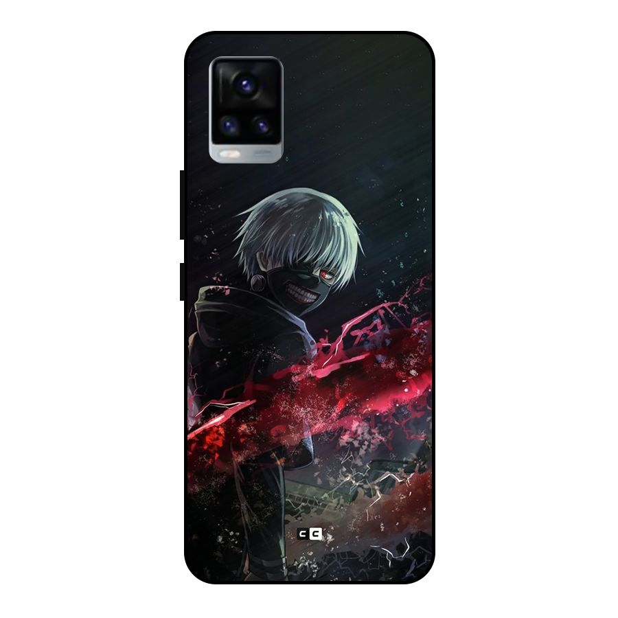 Amazing Ken Kaneki Metal Back Case for Vivo V20 2021