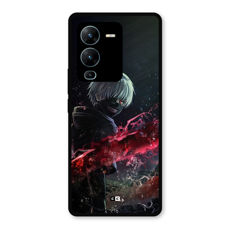 Amazing Ken Kaneki Metal Back Case for Vivo V25 Pro