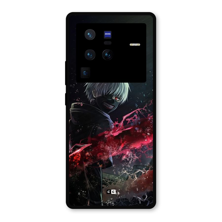 Amazing Ken Kaneki Metal Back Case for Vivo X80 Pro