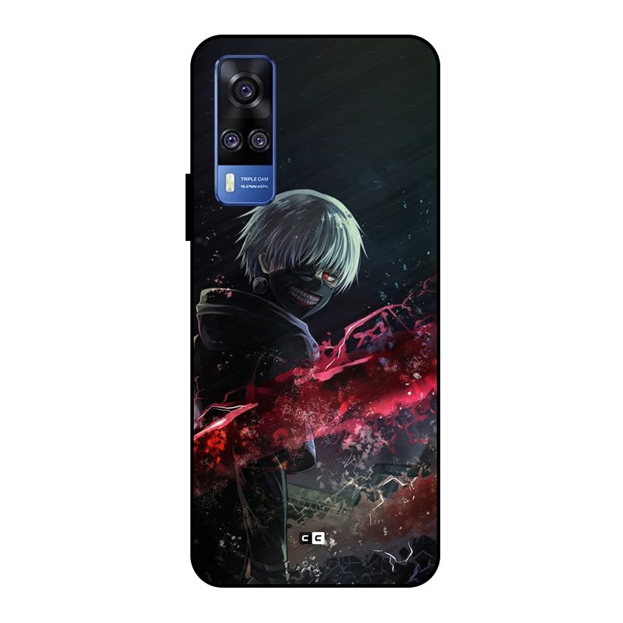 Amazing Ken Kaneki Metal Back Case for Vivo Y51