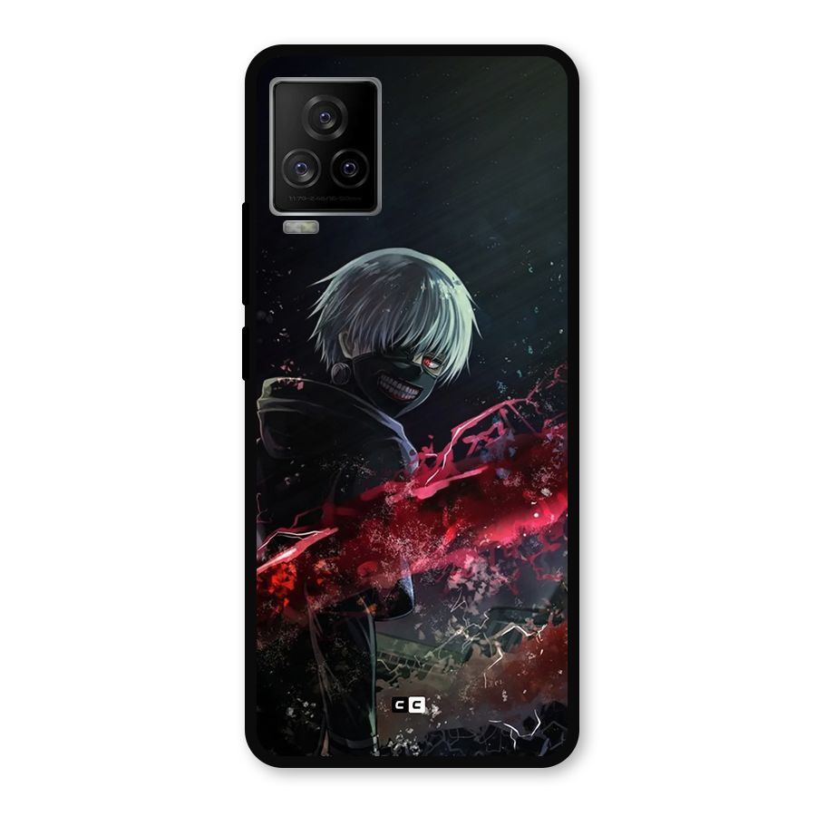 Amazing Ken Kaneki Metal Back Case for iQOO 7 Legend 5G
