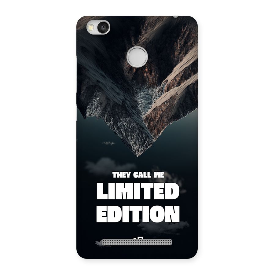 Amazing Limited Edition Back Case for Redmi 3S Prime