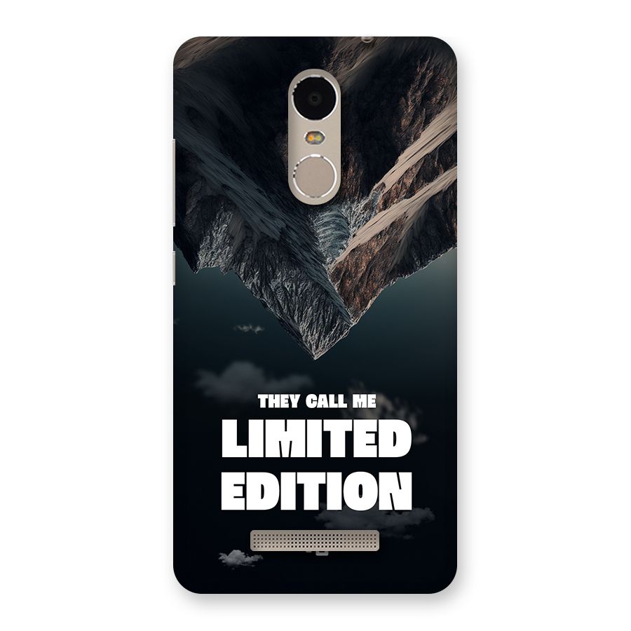 Amazing Limited Edition Back Case for Redmi Note 3