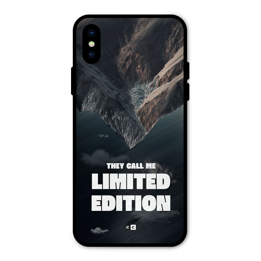 Amazing Limited Edition Metal Back Case for iPhone X