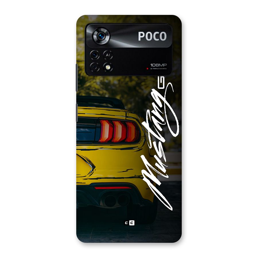 Amazing Mad Car Back Case for Poco X4 Pro 5G