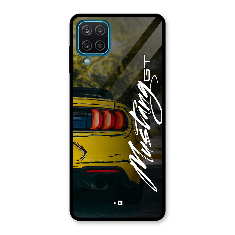 Amazing Mad Car Glass Back Case for Galaxy A12