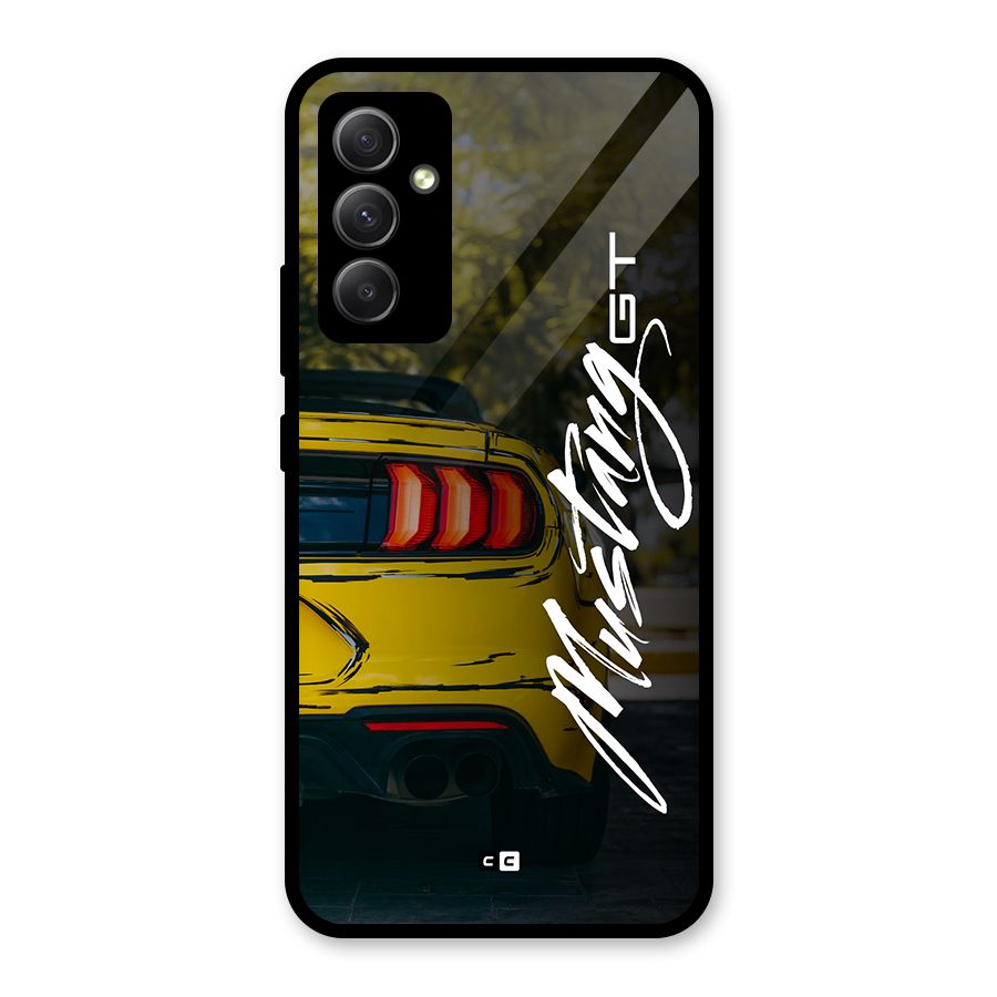 Amazing Mad Car Glass Back Case for Galaxy A34
