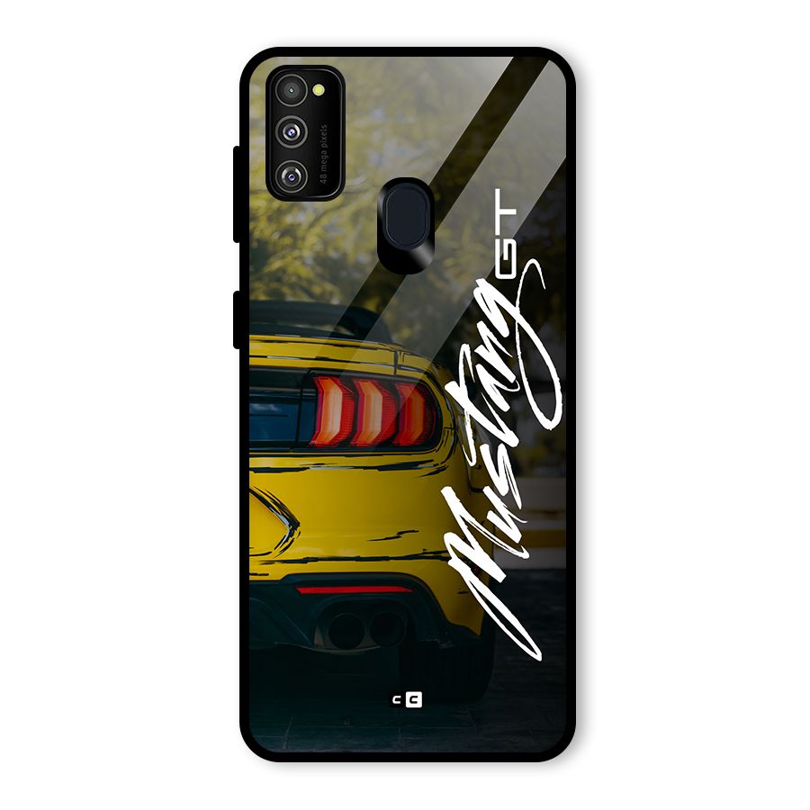 Amazing Mad Car Glass Back Case for Galaxy M30s