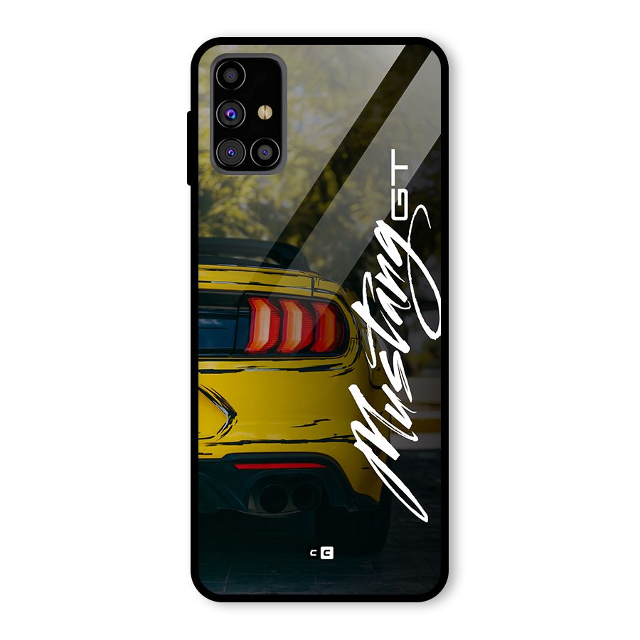 Amazing Mad Car Glass Back Case for Galaxy M31s