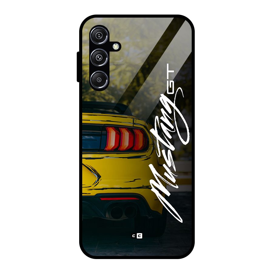 Amazing Mad Car Glass Back Case for Galaxy M34 5G