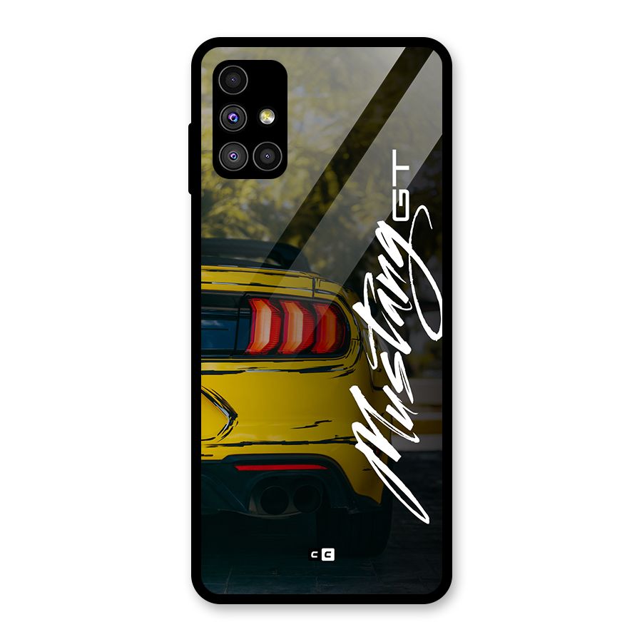 Amazing Mad Car Glass Back Case for Galaxy M51