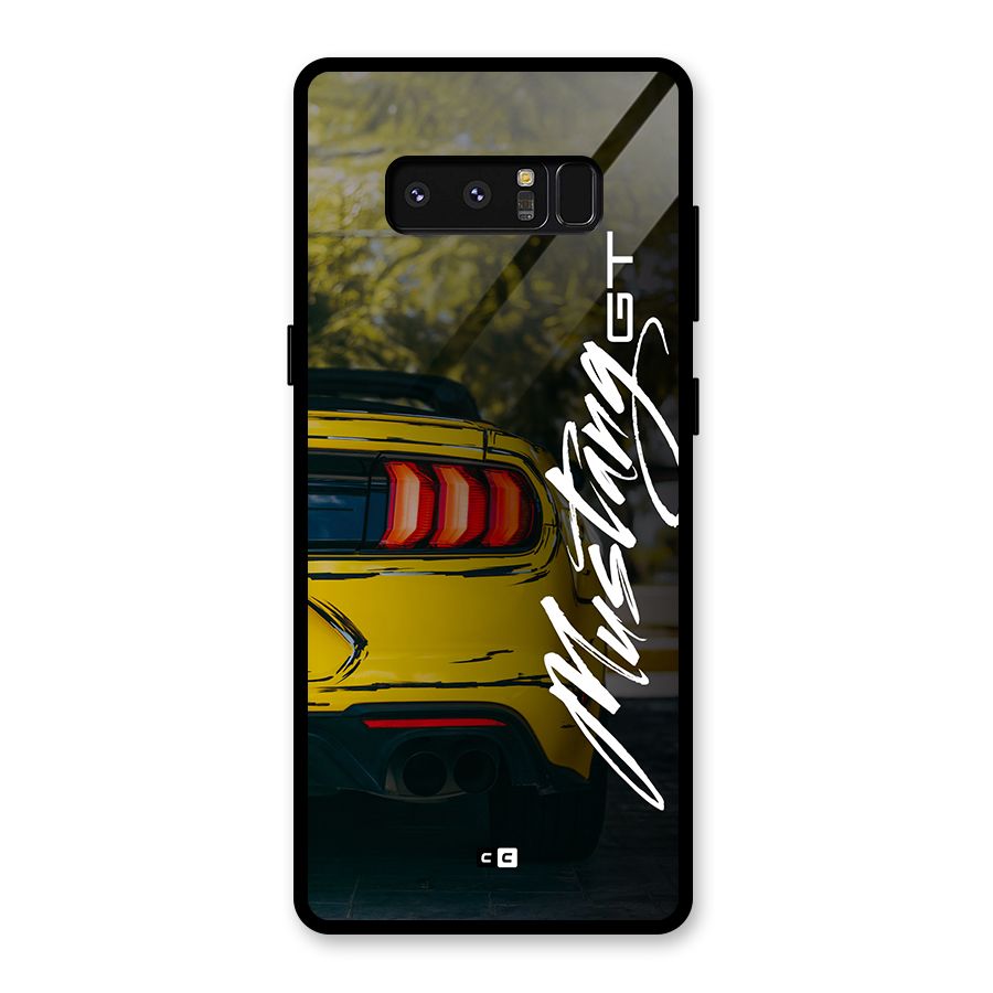 Amazing Mad Car Glass Back Case for Galaxy Note 8
