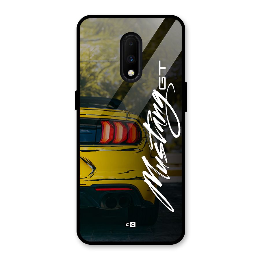 Amazing Mad Car Glass Back Case for OnePlus 7