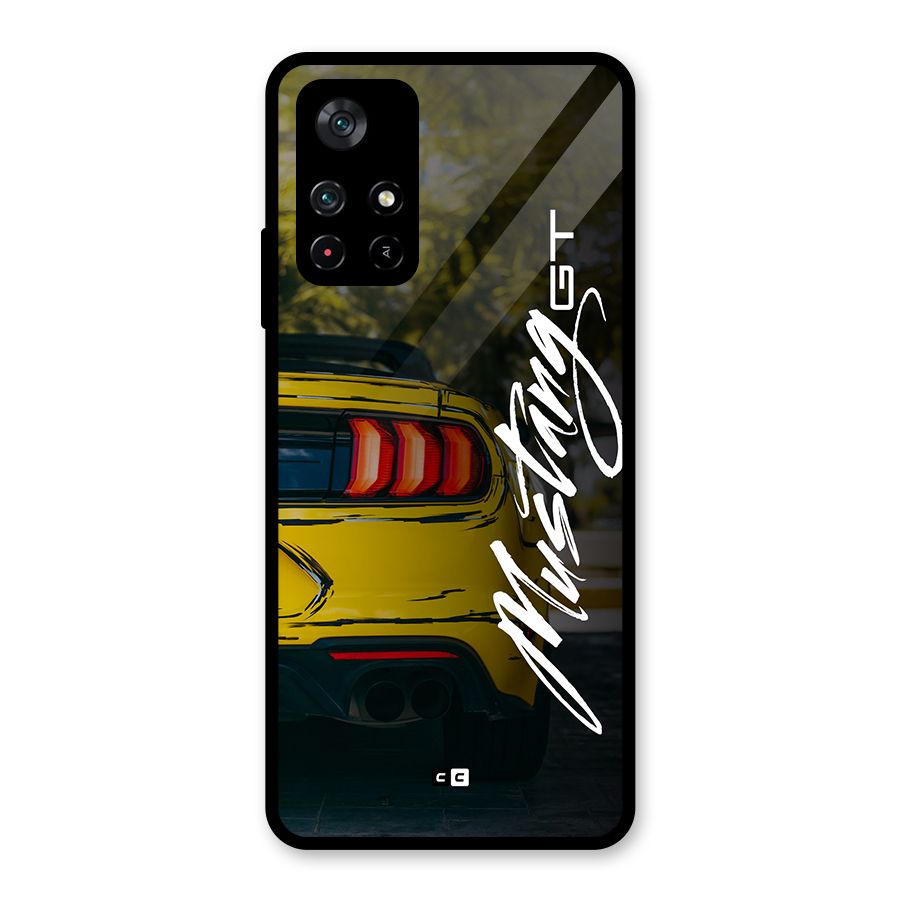 Amazing Mad Car Glass Back Case for Poco M4 Pro 5G
