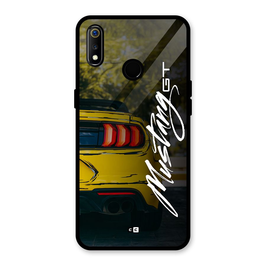 Amazing Mad Car Glass Back Case for Realme 3i