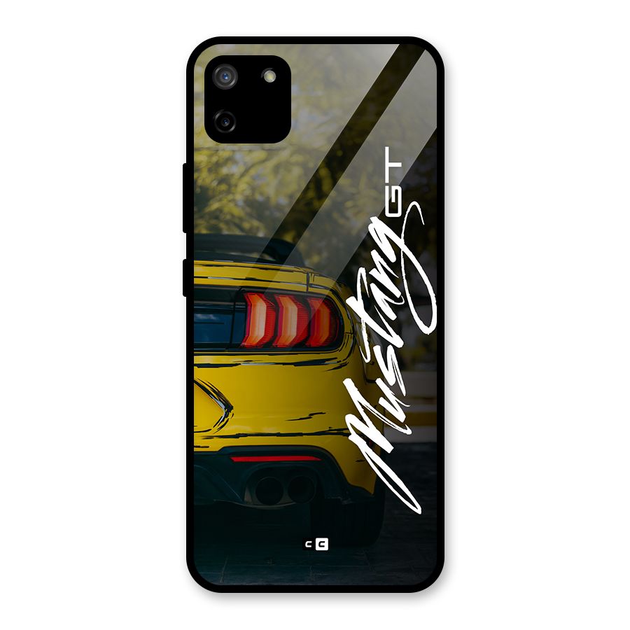 Amazing Mad Car Glass Back Case for Realme C11