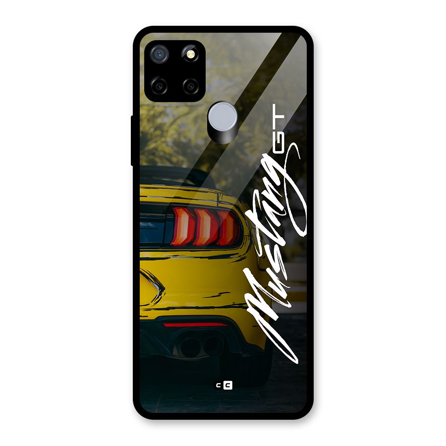 Amazing Mad Car Glass Back Case for Realme Narzo 20
