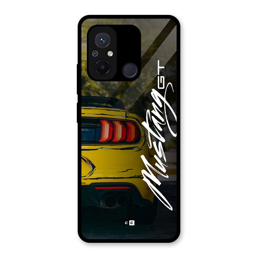 Amazing Mad Car Glass Back Case for Redmi 12C