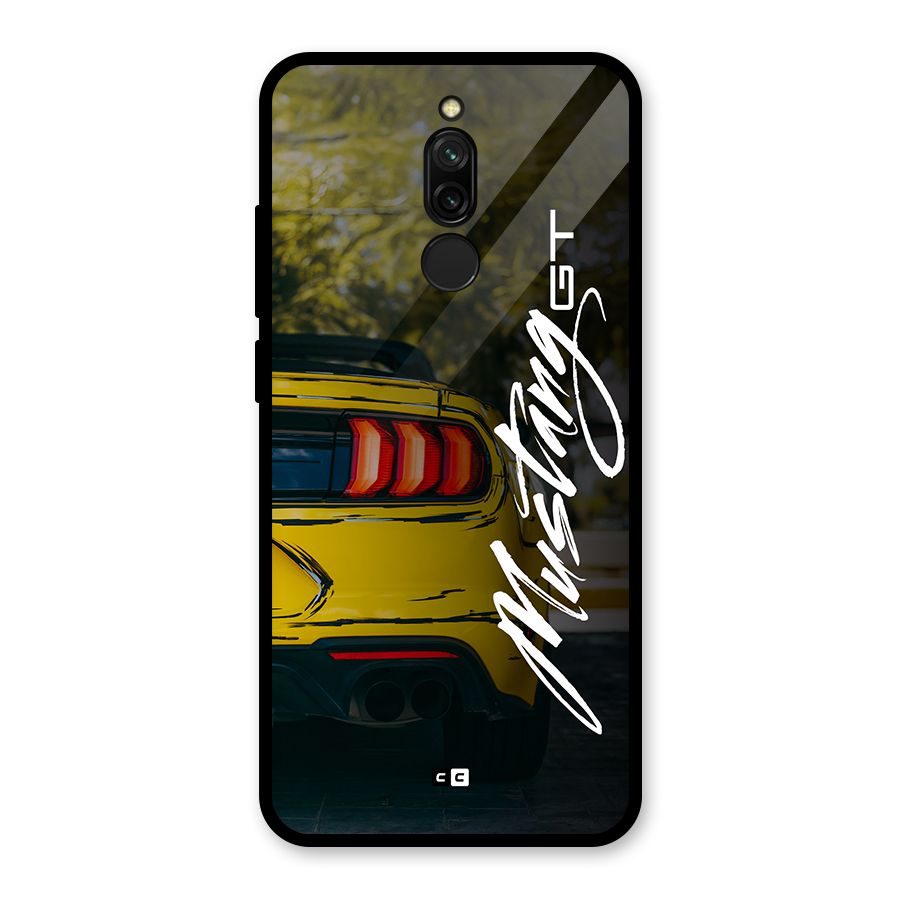 Amazing Mad Car Glass Back Case for Redmi 8