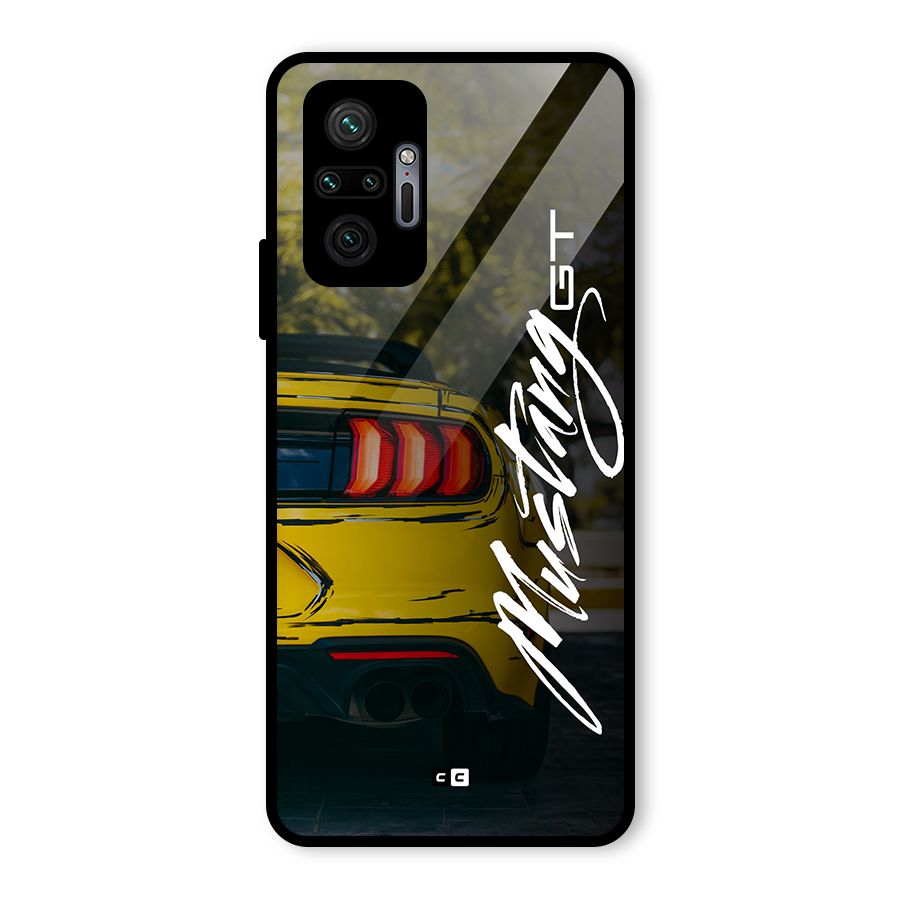 Amazing Mad Car Glass Back Case for Redmi Note 10 Pro