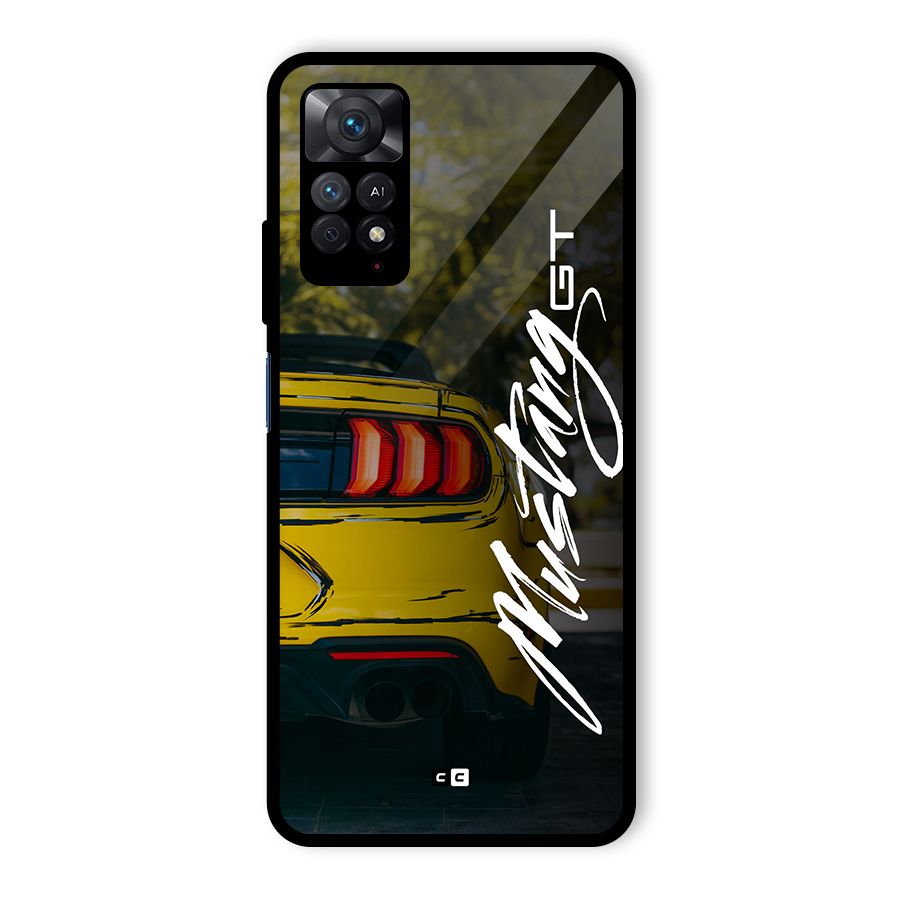 Amazing Mad Car Glass Back Case for Redmi Note 11 Pro