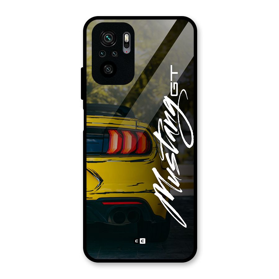 Amazing Mad Car Glass Back Case for Redmi Note 11 SE