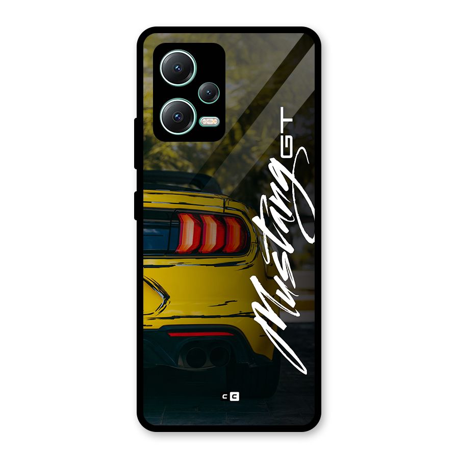 Amazing Mad Car Glass Back Case for Redmi Note 12 5G