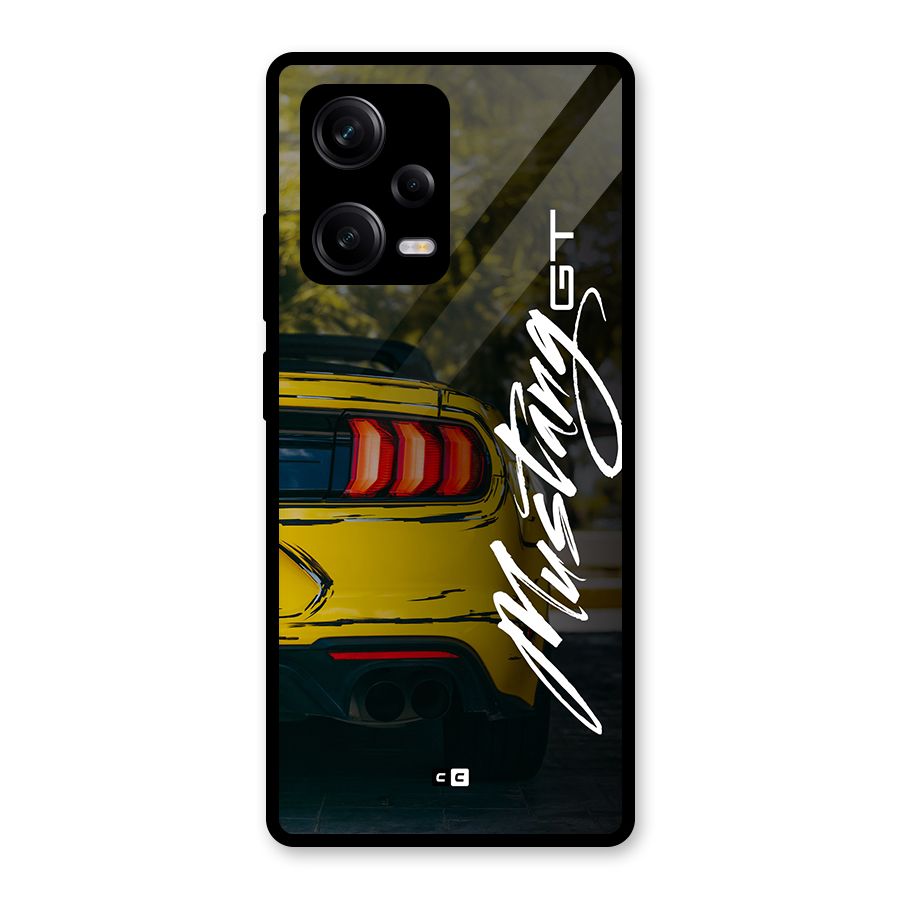 Amazing Mad Car Glass Back Case for Redmi Note 12 Pro