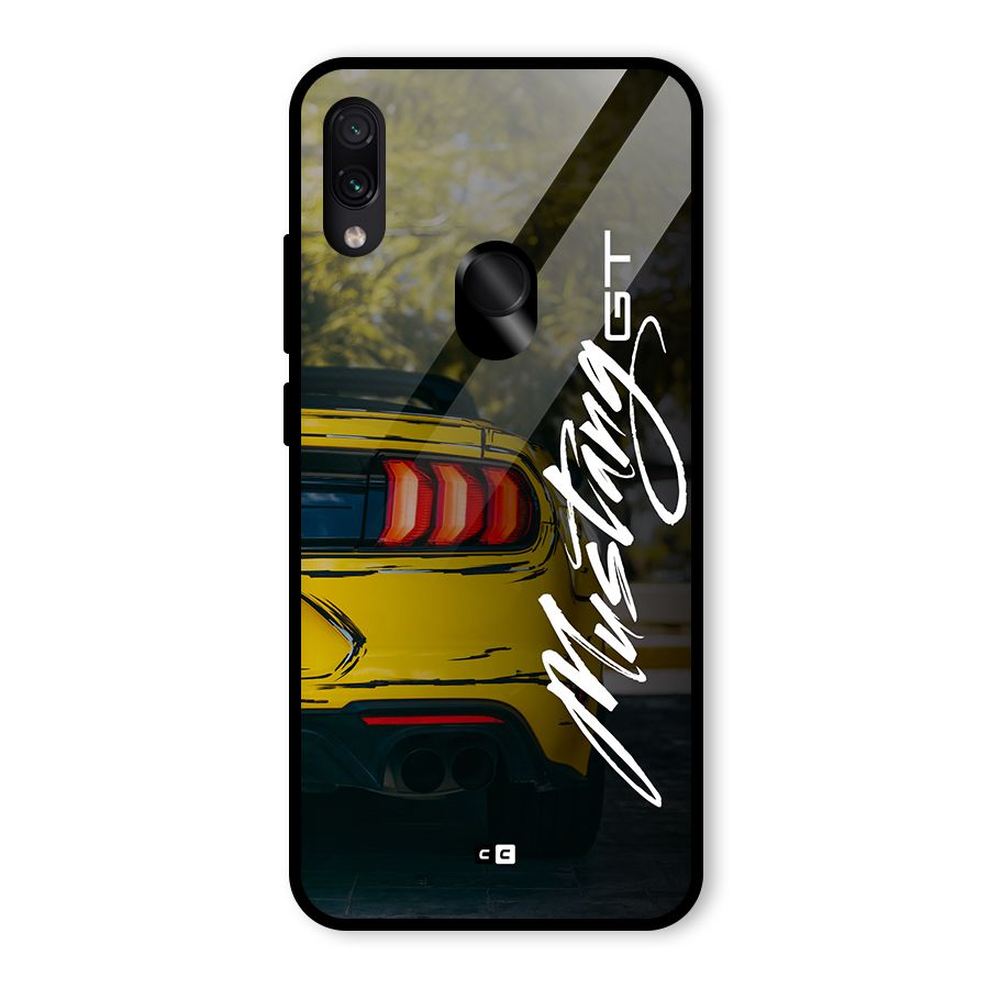 Amazing Mad Car Glass Back Case for Redmi Note 7 Pro