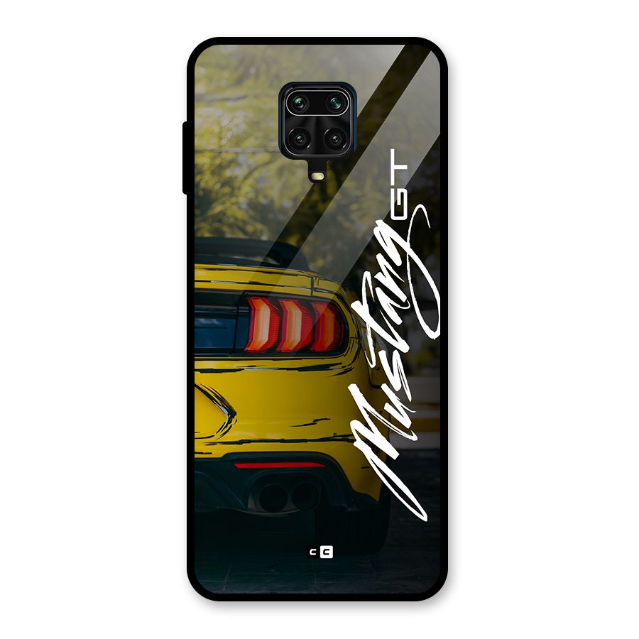 Amazing Mad Car Glass Back Case for Redmi Note 9 Pro