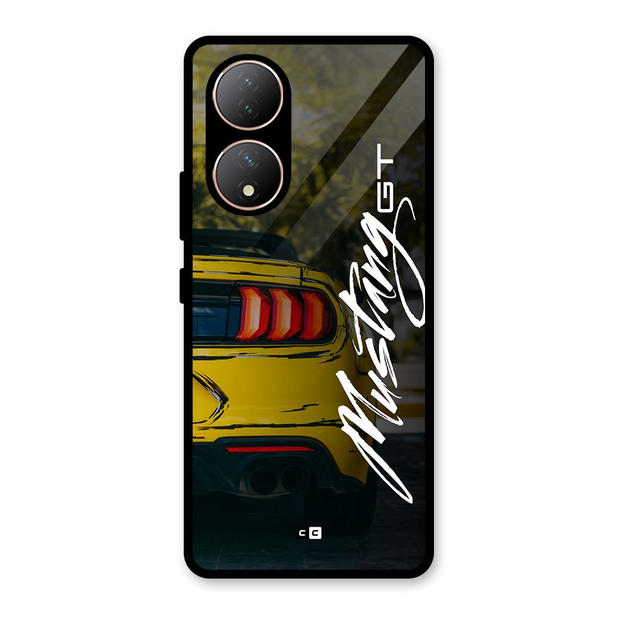 Amazing Mad Car Glass Back Case for Vivo T2