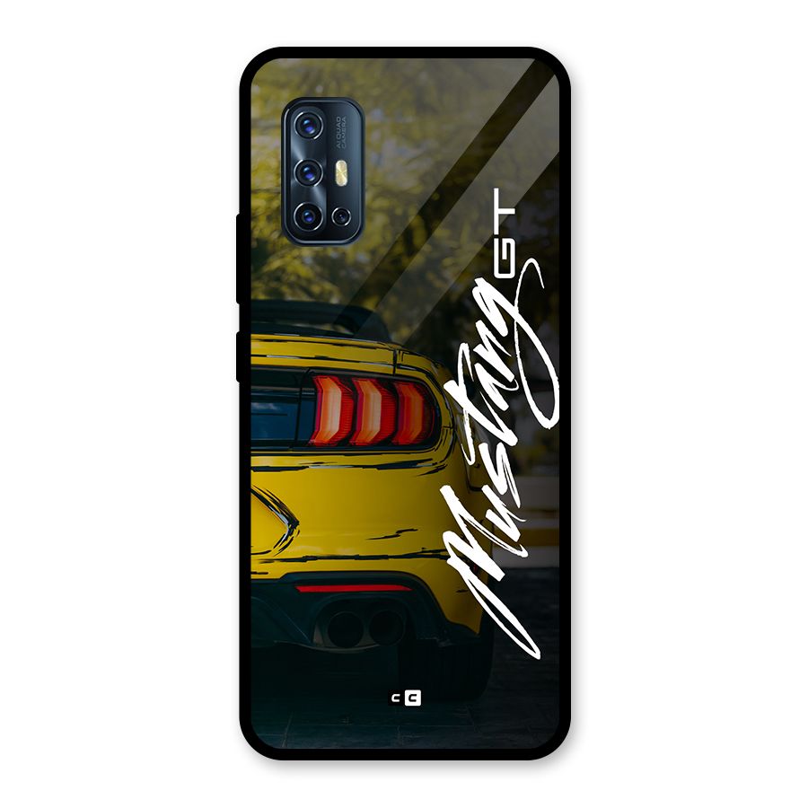 Amazing Mad Car Glass Back Case for Vivo V17