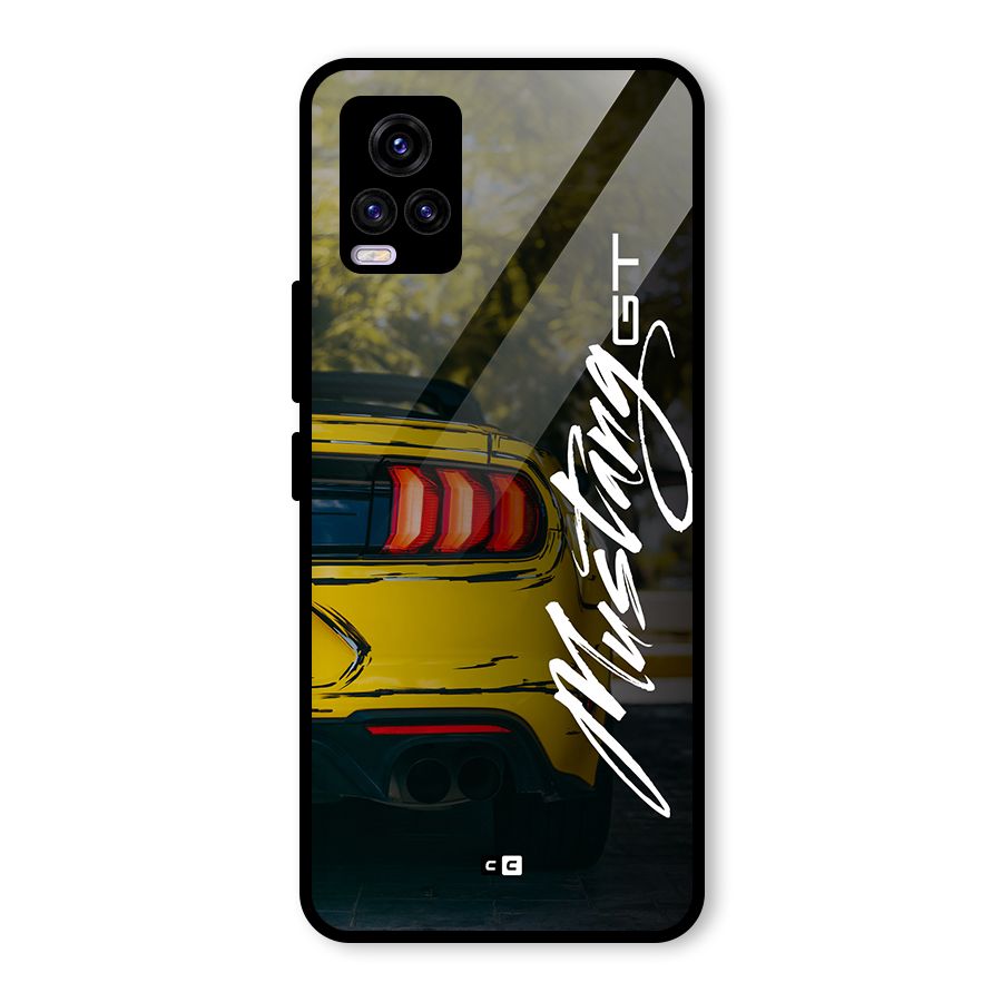 Amazing Mad Car Glass Back Case for Vivo V20 2021