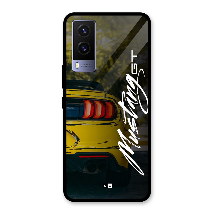 Amazing Mad Car Glass Back Case for Vivo V21e 5G