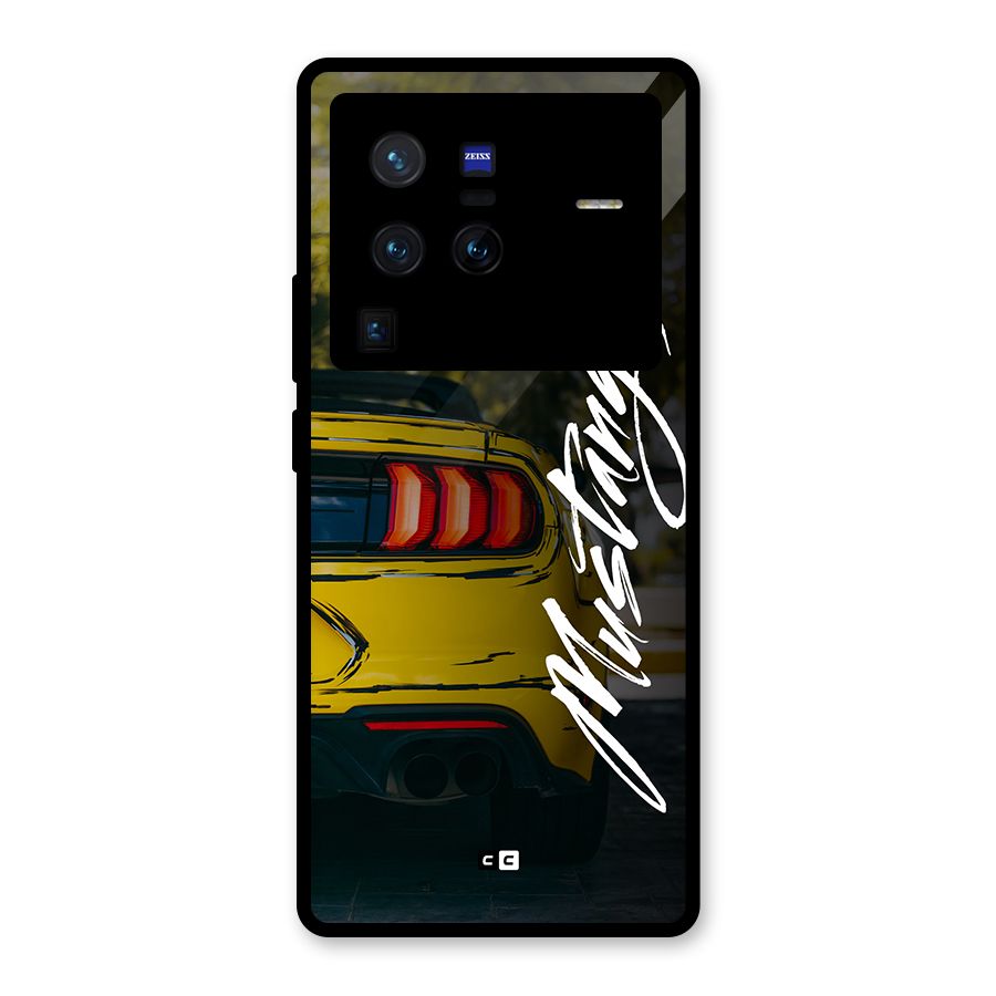 Amazing Mad Car Glass Back Case for Vivo X80 Pro
