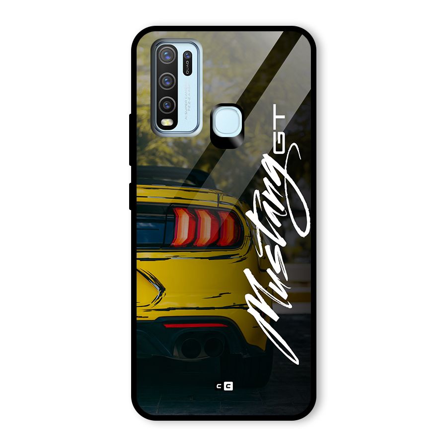 Amazing Mad Car Glass Back Case for Vivo Y30