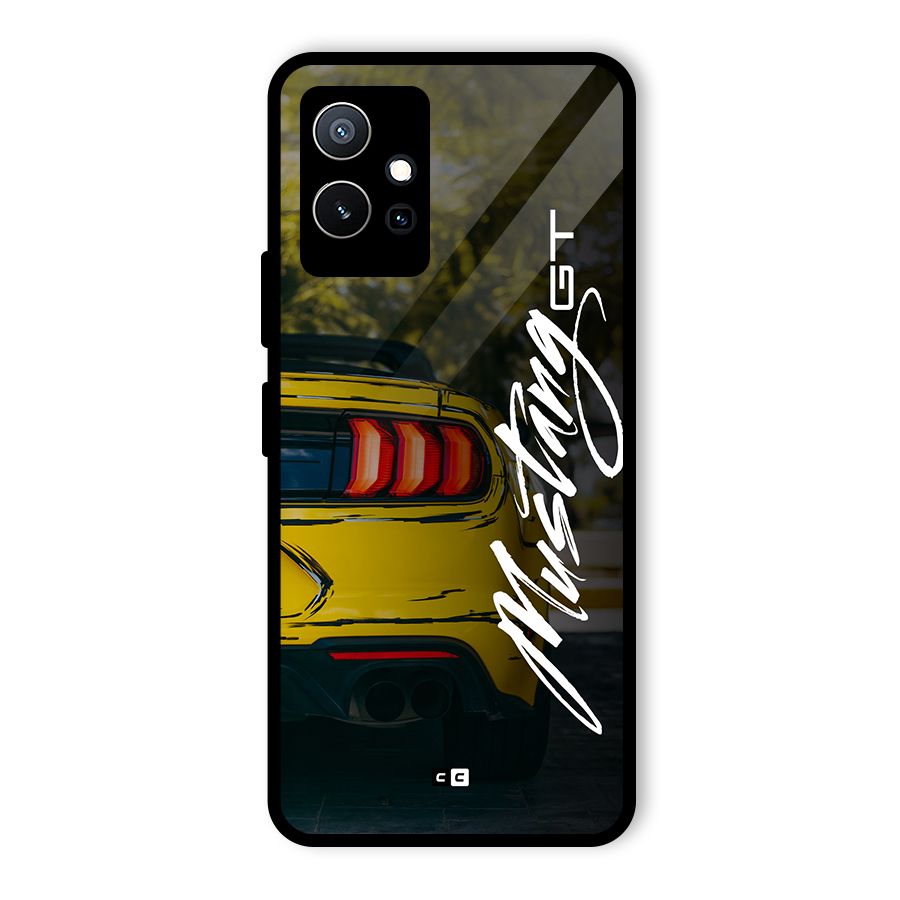 Amazing Mad Car Glass Back Case for Vivo Y75 5G