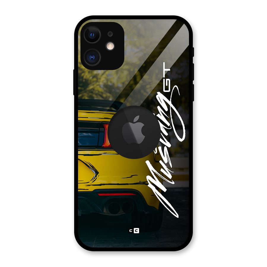 Amazing Mad Car Glass Back Case for iPhone 11 Logo Cut